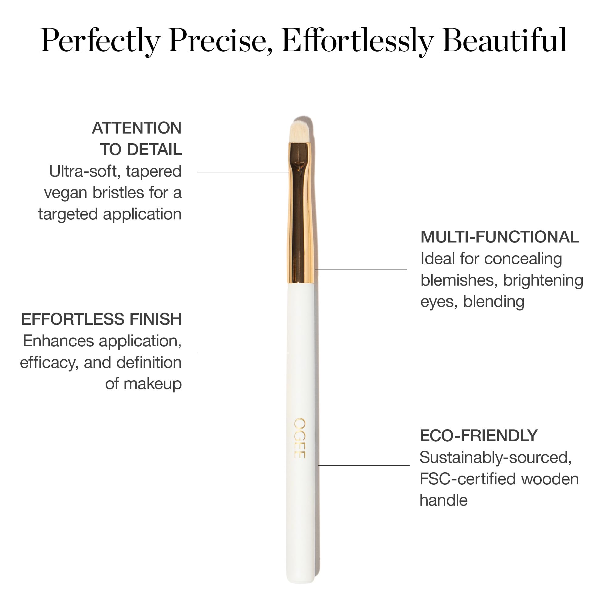 Ogee Precision Brush concealer-precision for fine-tuned coverage