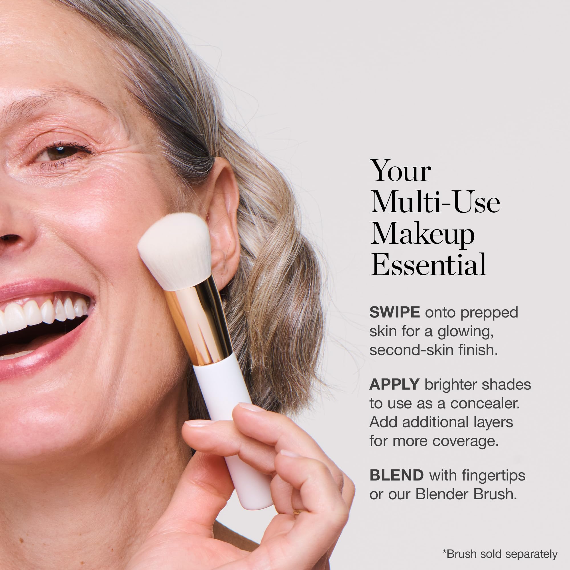 OGEE foundation on skin with soft glow and hydration.