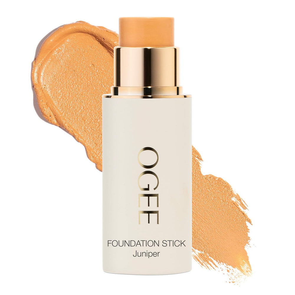 Ogee Sculpted Complexion Foundation Stick Juniper 3.25W with closed cap for even tone all day