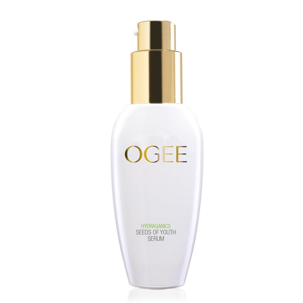 Ogee Seeds of Youth Serum bottle delivering hydration and glow