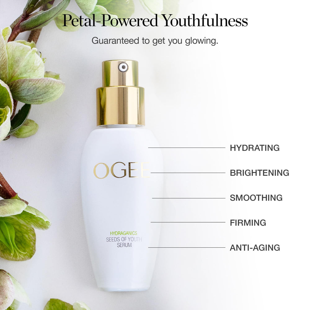 Ogee Seeds of Youth Serum Edelweiss stem cells 2% highlight luminosity potential