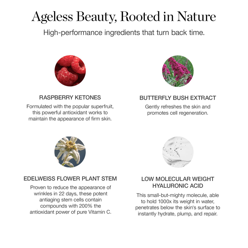 Ogee Seeds of Youth Serum hydration close-up shows gel-like texture for skin