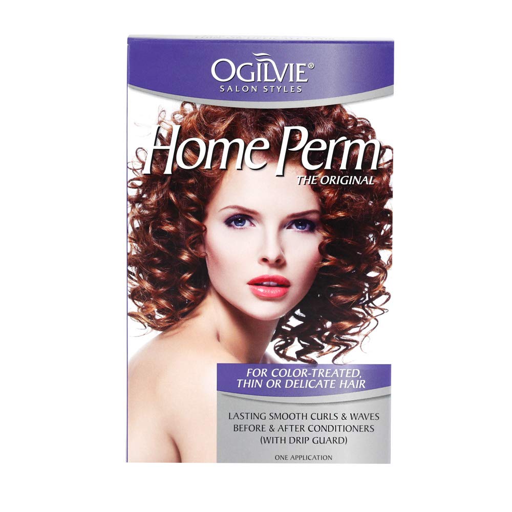 Ogilvie kit perm cabello doméstico: rizos definidos en casa.