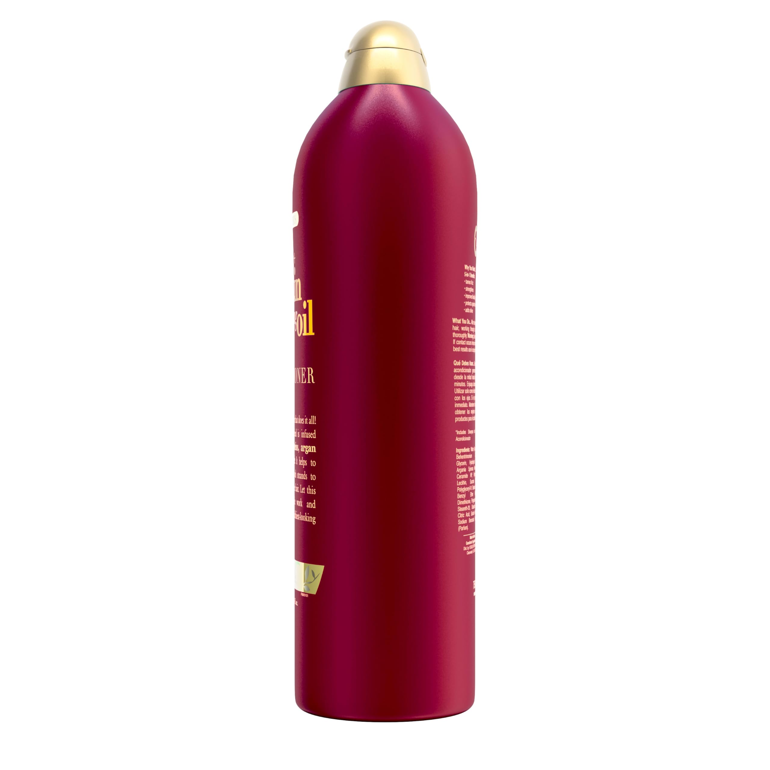 OGX Argan Oil Keratin Conditioner aroma shot hinting tropical notes