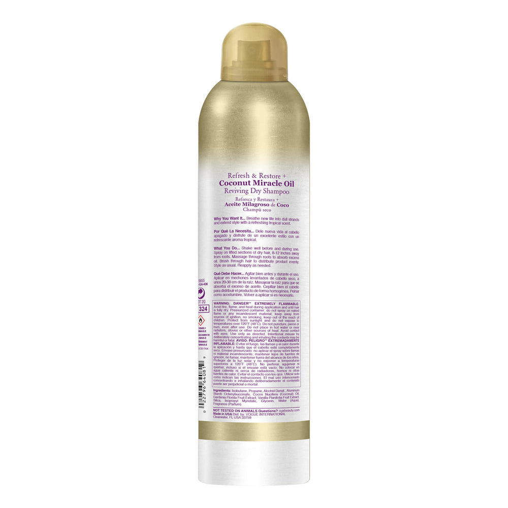 OGX tropical aroma supports a spa-like ritual between washes