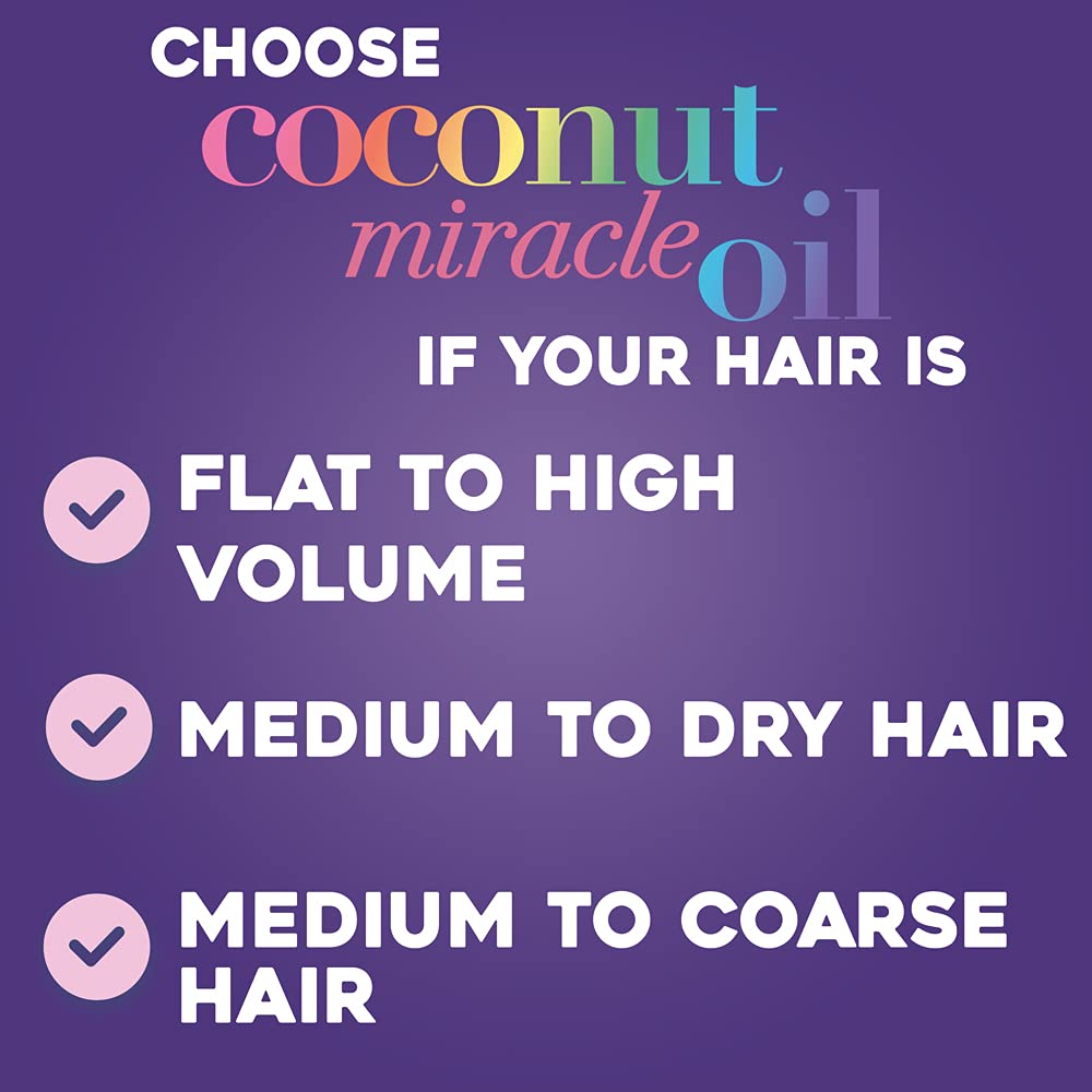 OGX Hair shine and softness after use indicates nourished finish