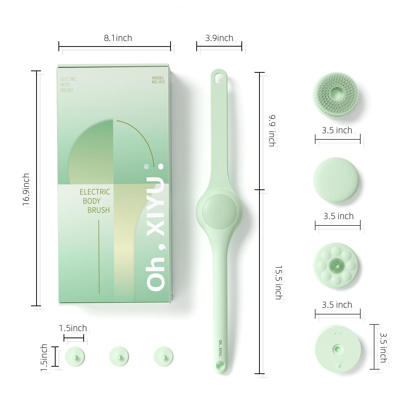 Oh,XIYU IPX7 waterproof design allows safe use in showers and steam.
