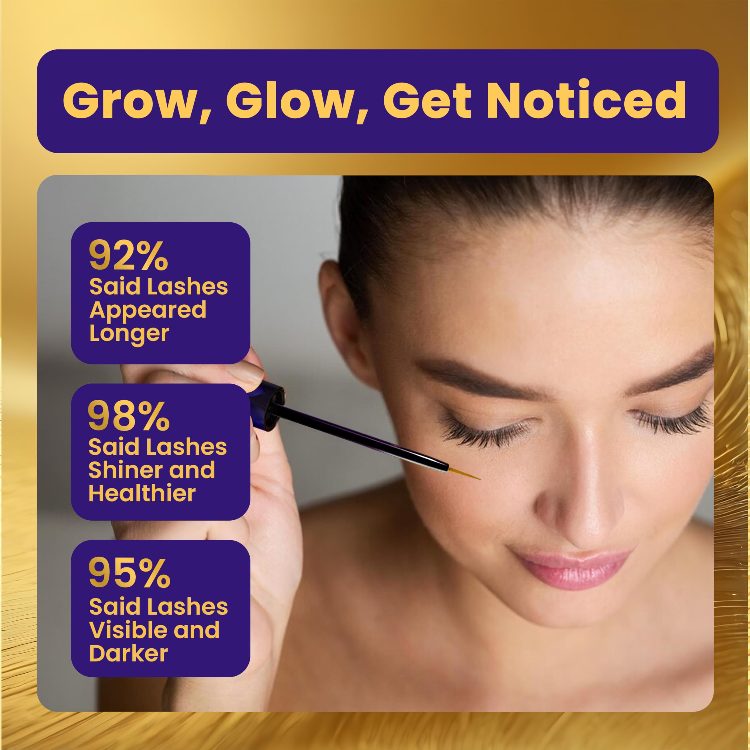 OHaai biotin and collagen formula bottle emphasizing lash health.