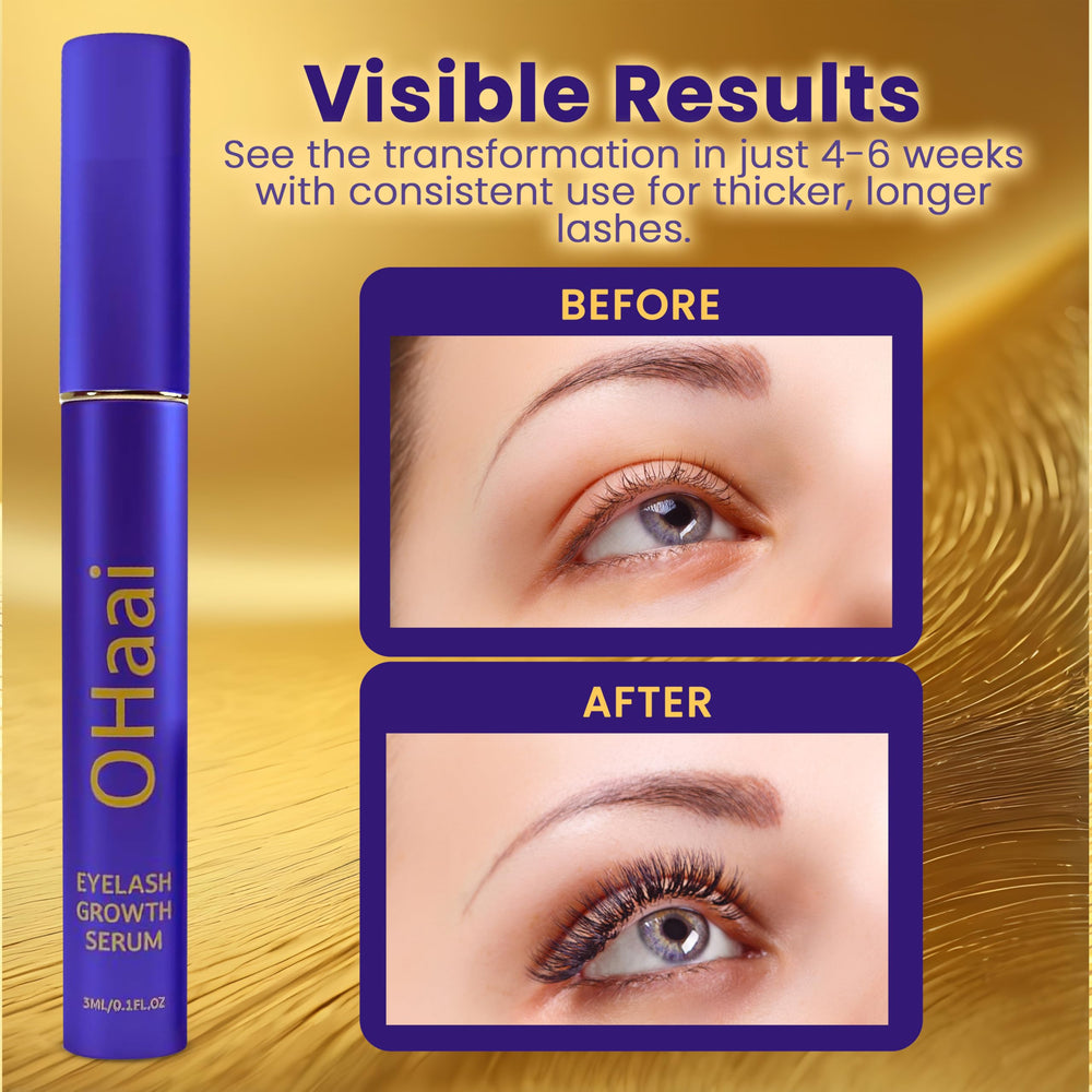 OHaai precision applicator delivering accurate nightly lash serum application.
