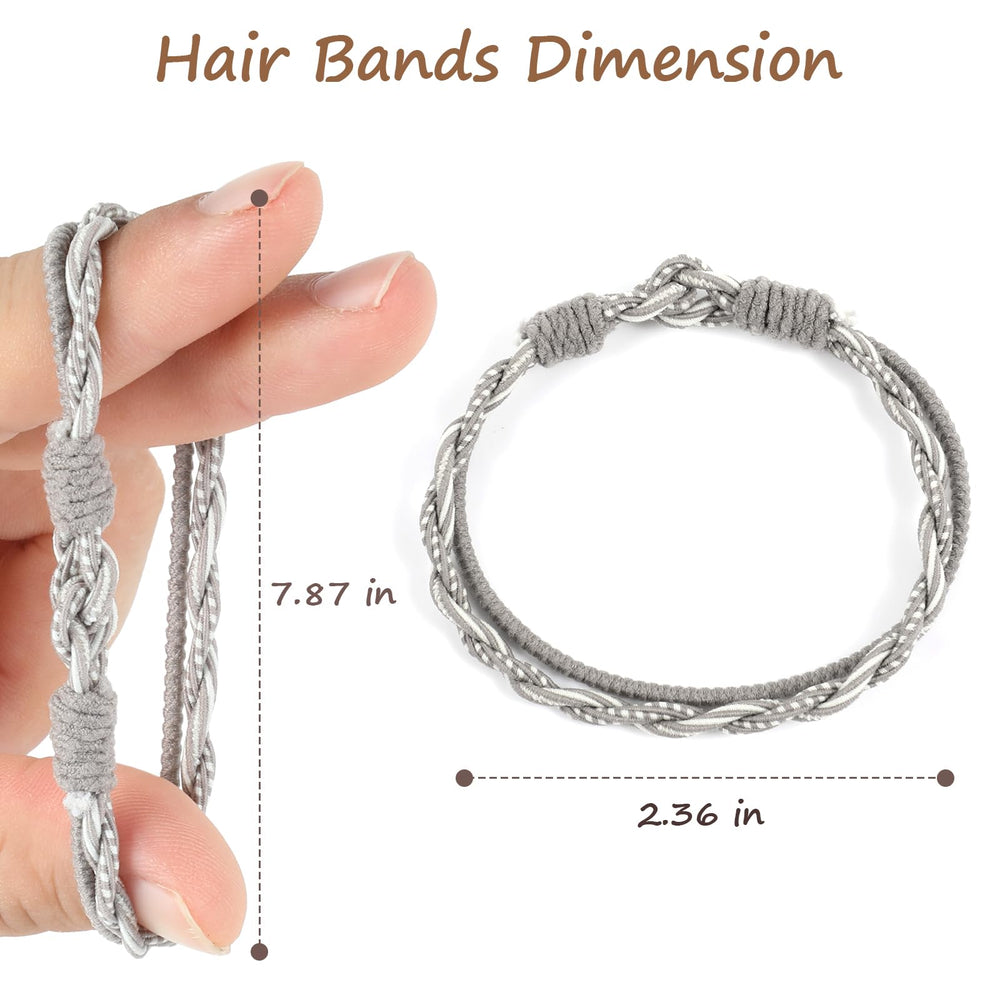 Close-up beads on OHCISP Boho Hair Ties for a chic decorative accent