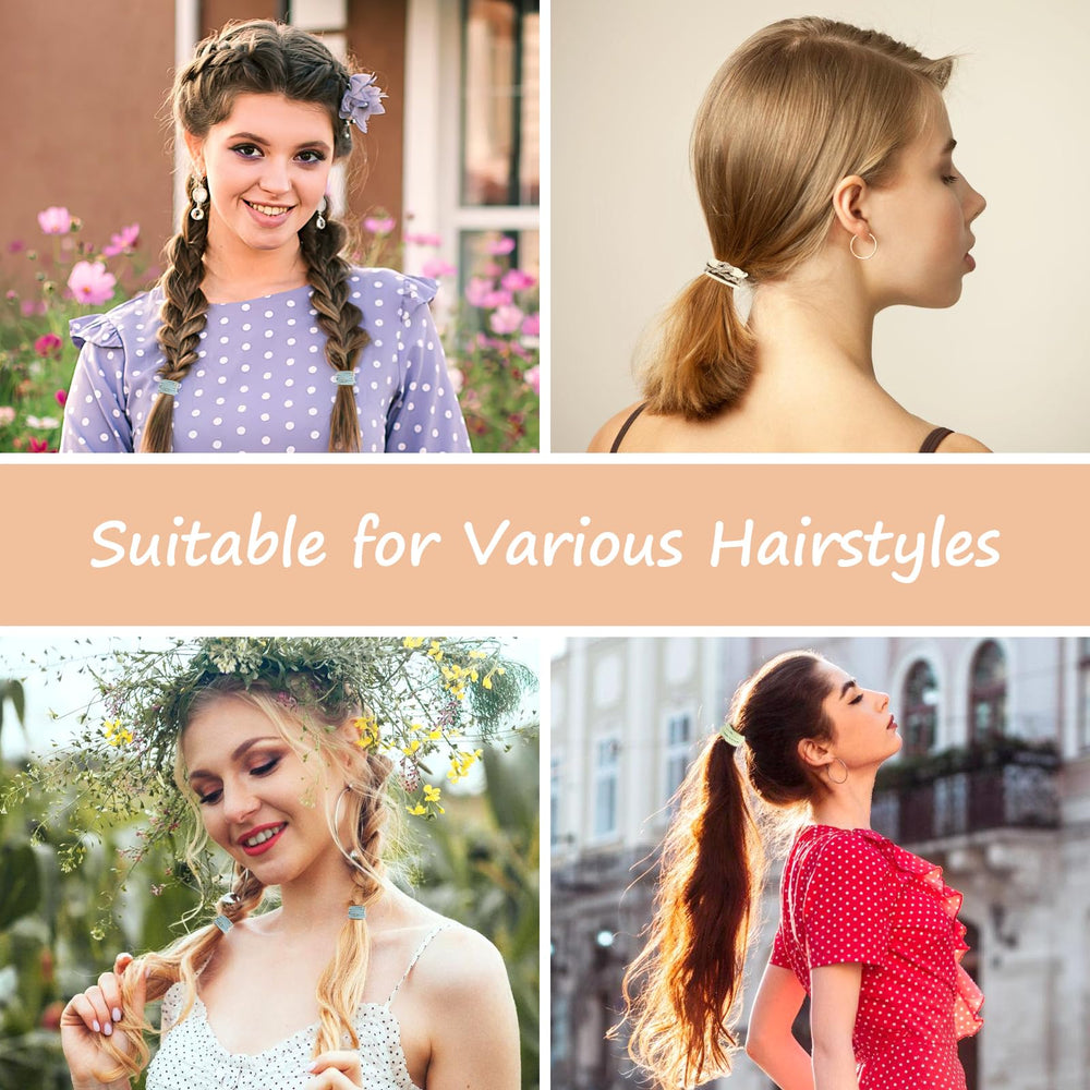 On thin hair, OHCISP Boho Hair Ties provide gentle, flexible support