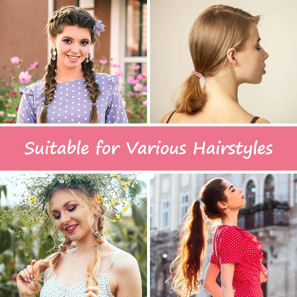OHCISP beaded hair ties detail adds texture and boho charm to any look.