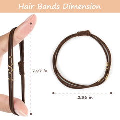OHCISP boho beaded hair ties close-up showcasing texture and color variety