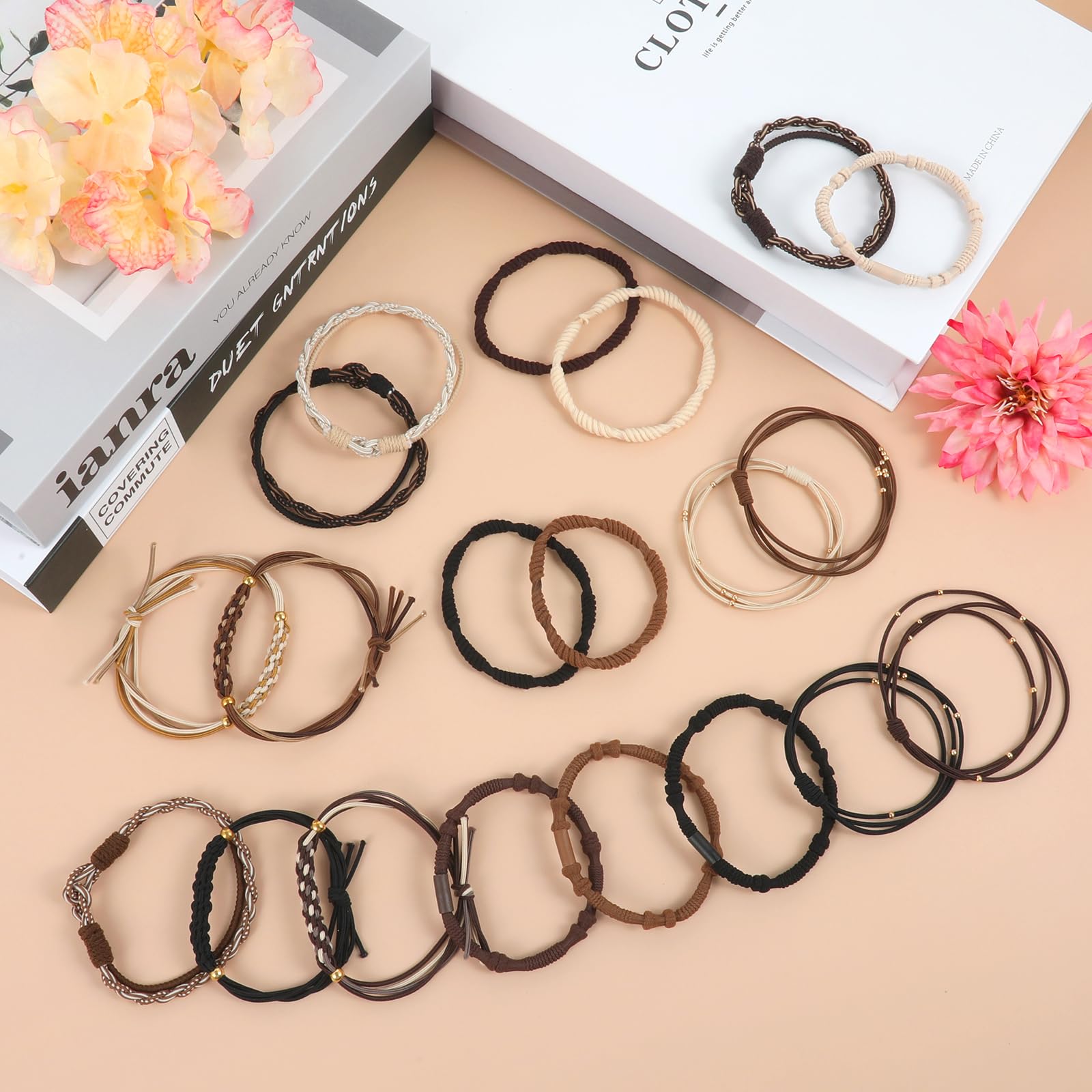 OHCISP girls and women using hair tie bracelets in daily life