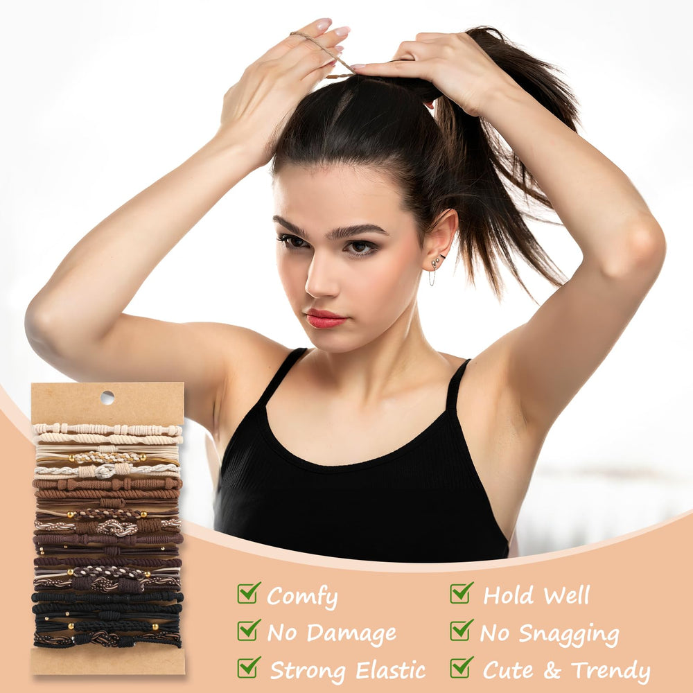 OHCISP hair ties worn on wrist demonstrate ready to use fashion accessory