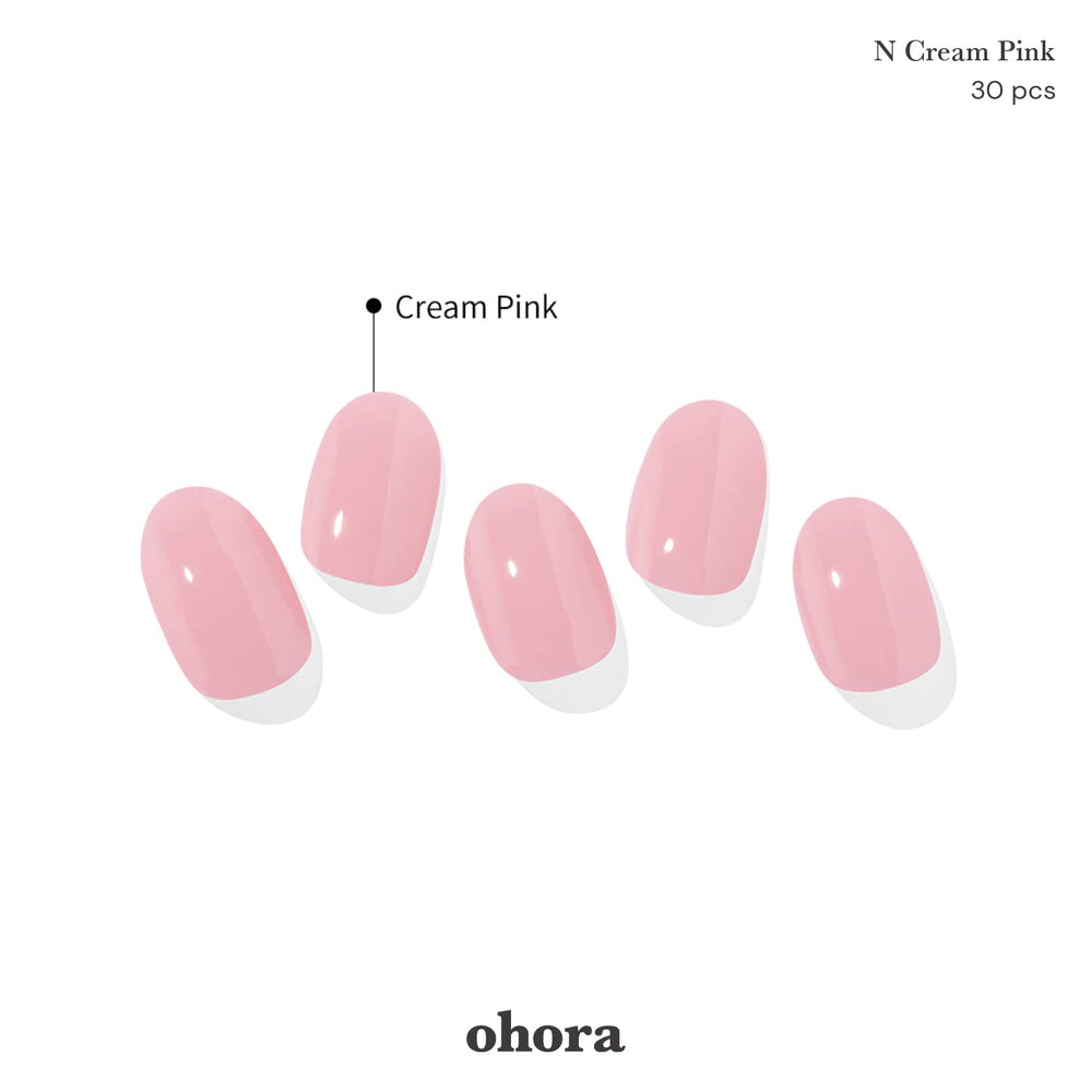 ohora Bundle Daily Trio apply under UV/LED lamp close-up, efficient curing