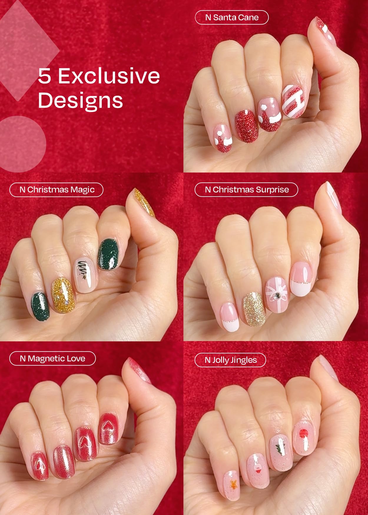 ohora Bundle Set semi-cured nails deliver lasting wear with a waterproof gel layer.