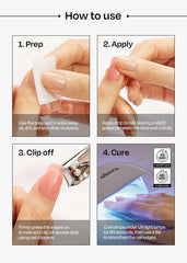Ohora Bundle Set tools included highlight easy prep, file, and removal for at-home pampering.