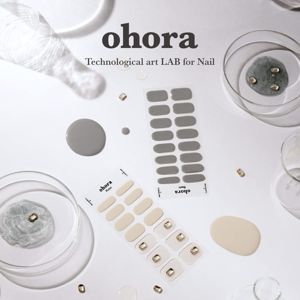 ohora Care LED lamp in use demonstrates salon-like results at home.