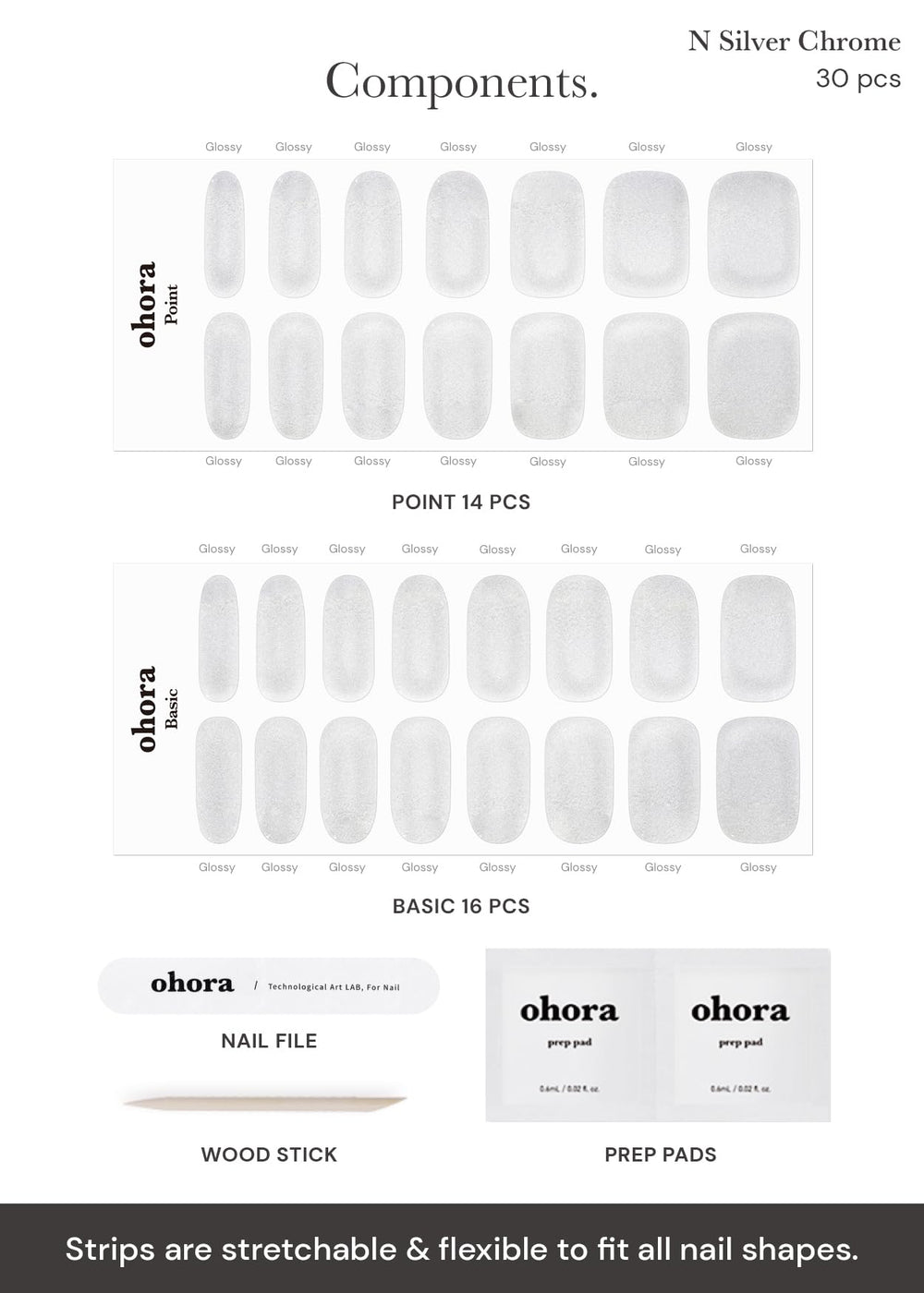 ohora gel strips deliver beginner-friendly application and quick removal for flexible nail art.