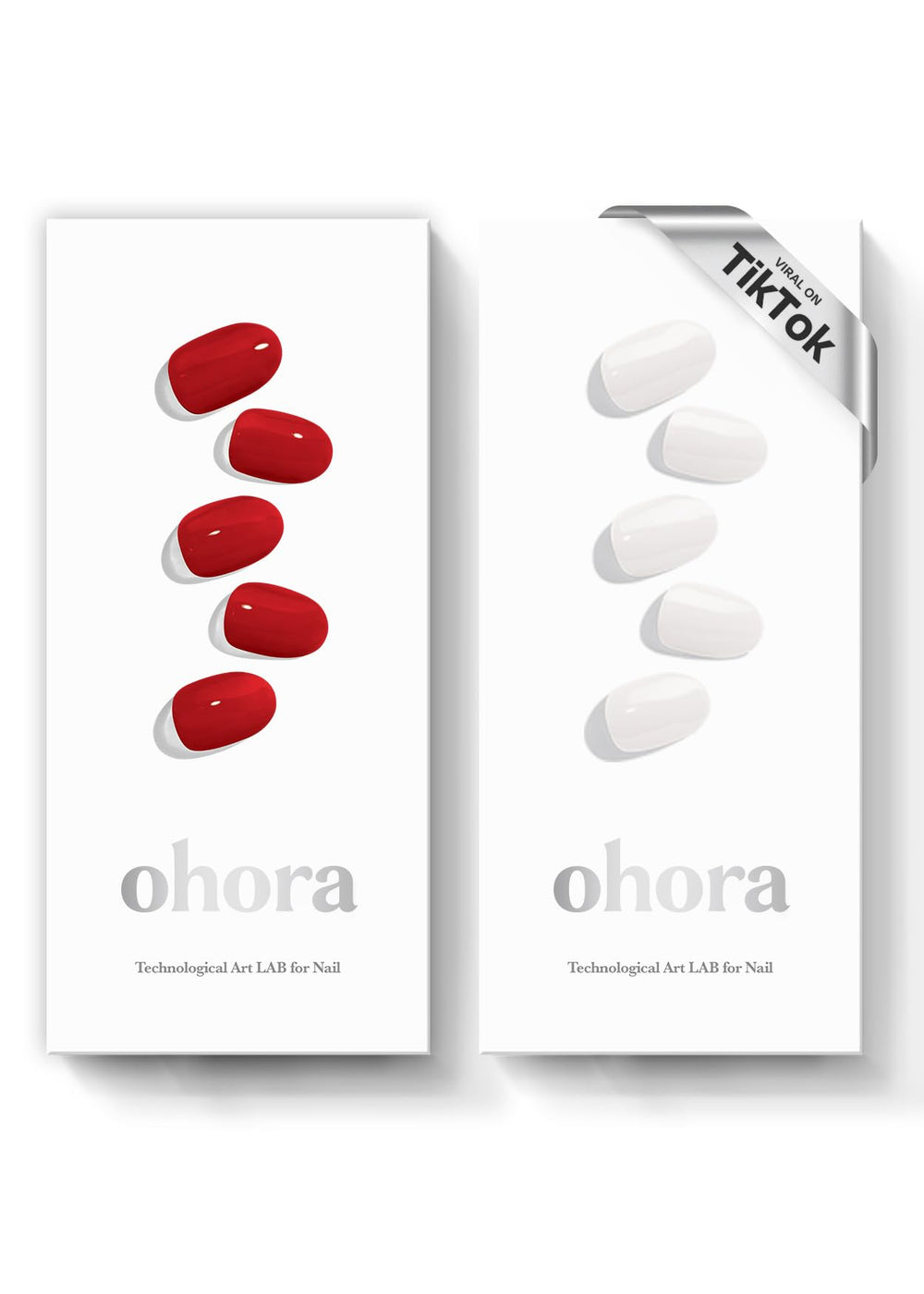 ohora N Addict semi cured wrap close up showing bold color and lasting wear