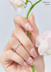 ohora n blossom UV LED light cure shot demonstrating long-lasting wear.