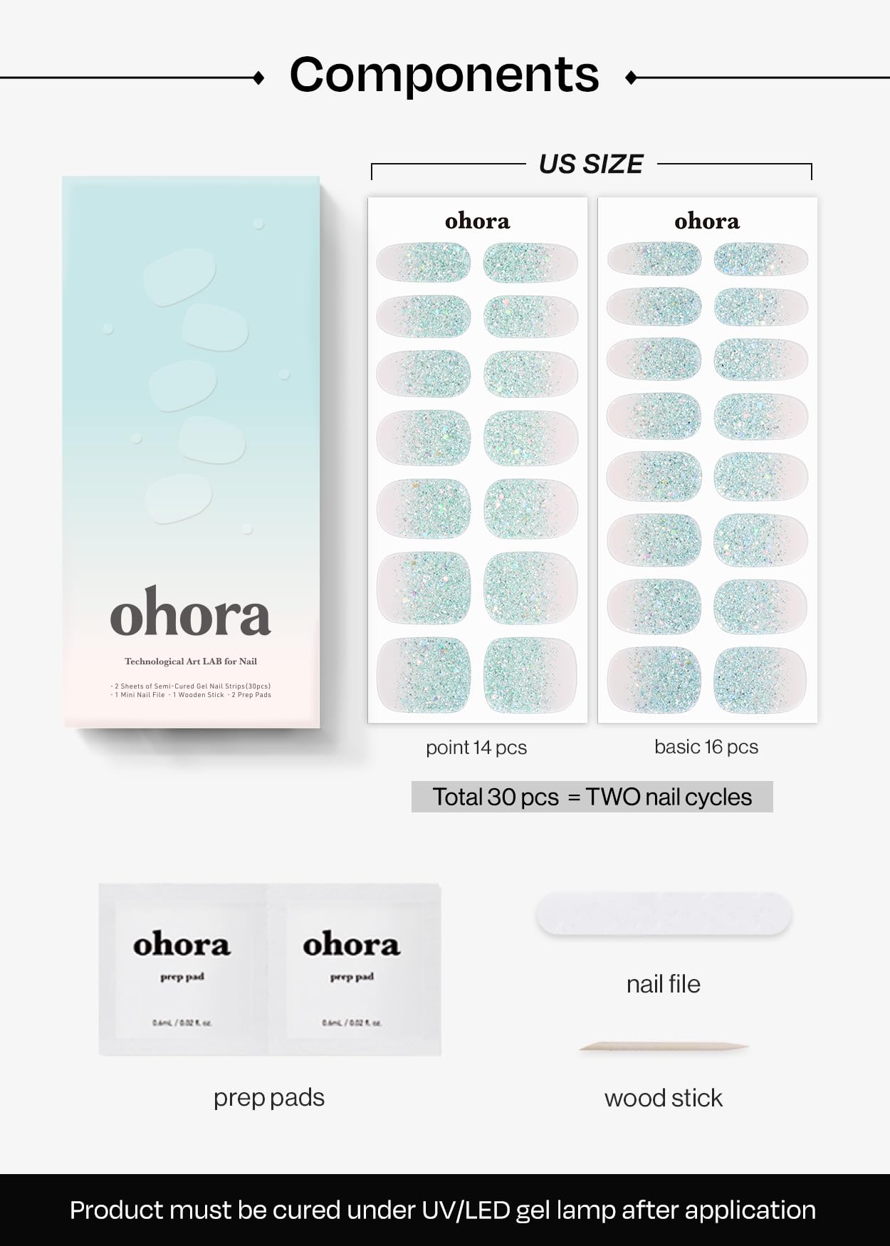 ohora-n-bubble-bomb-nail-file-closeup reveals precise shaping before cure.