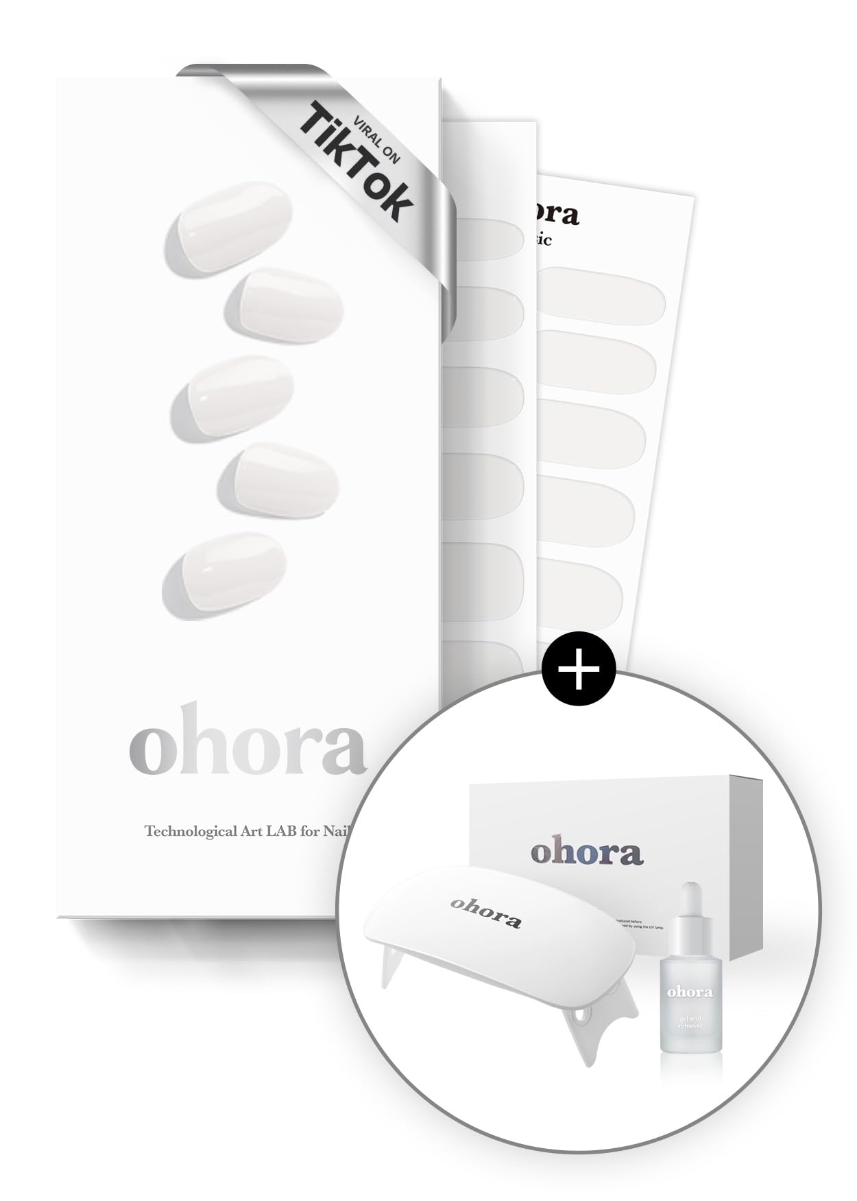 ohora Bundle lamp close-up highlighting UV/LED curing for salon-quality nails