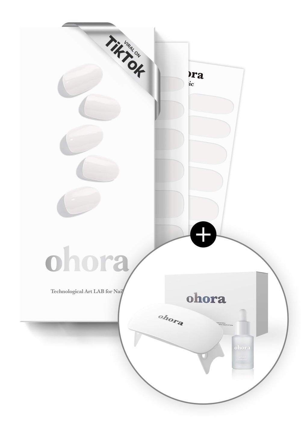 ohora Bundle lamp close-up highlighting UV/LED curing for salon-quality nails