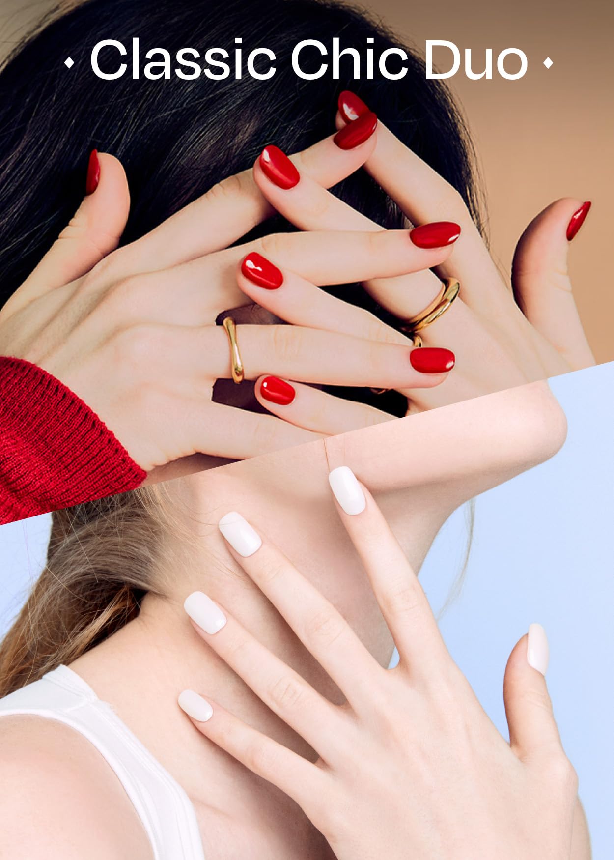 ohora n-clean-white packaging close-up for easy at-home manicure with semi-cured strips