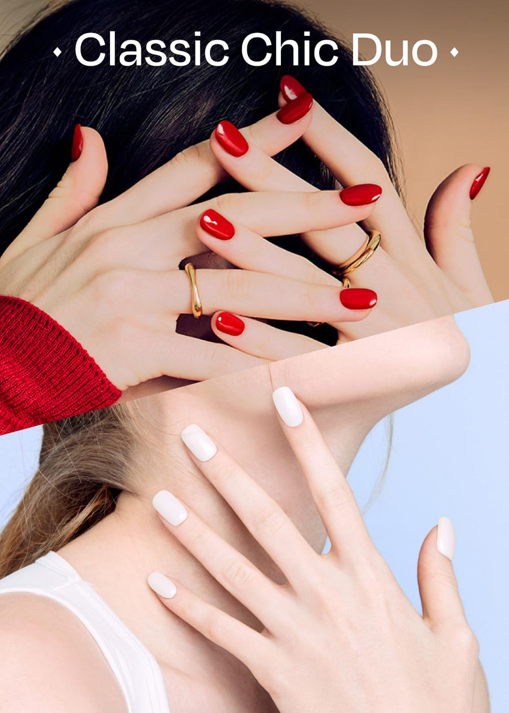 ohora n-clean-white packaging close-up for easy at-home manicure with semi-cured strips