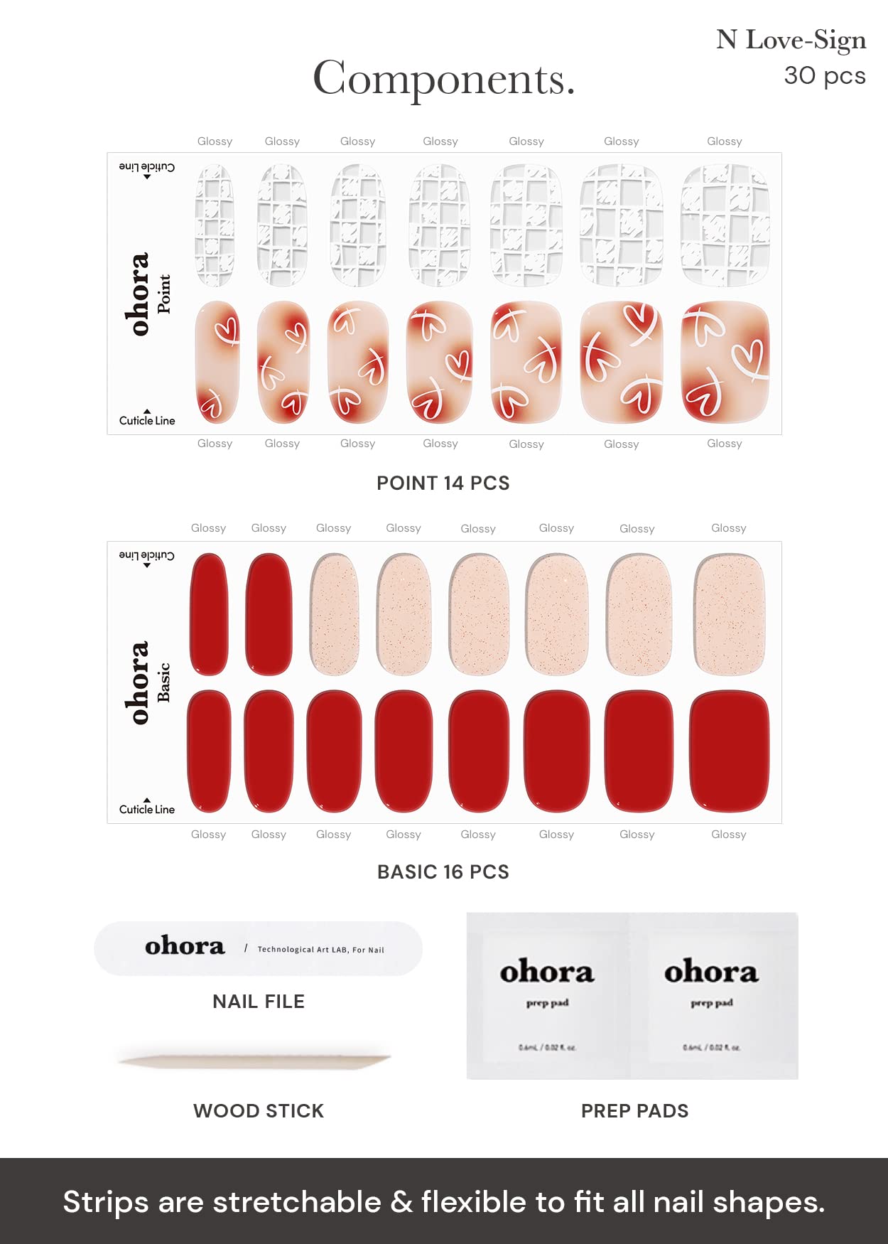 ohora N Love-Sign cured finish shows long-lasting shine