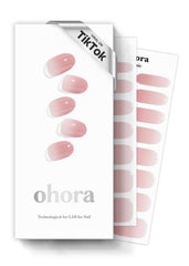 ohora N Milk Rose box collection shows a complete at-home gel nail kit for easy application.