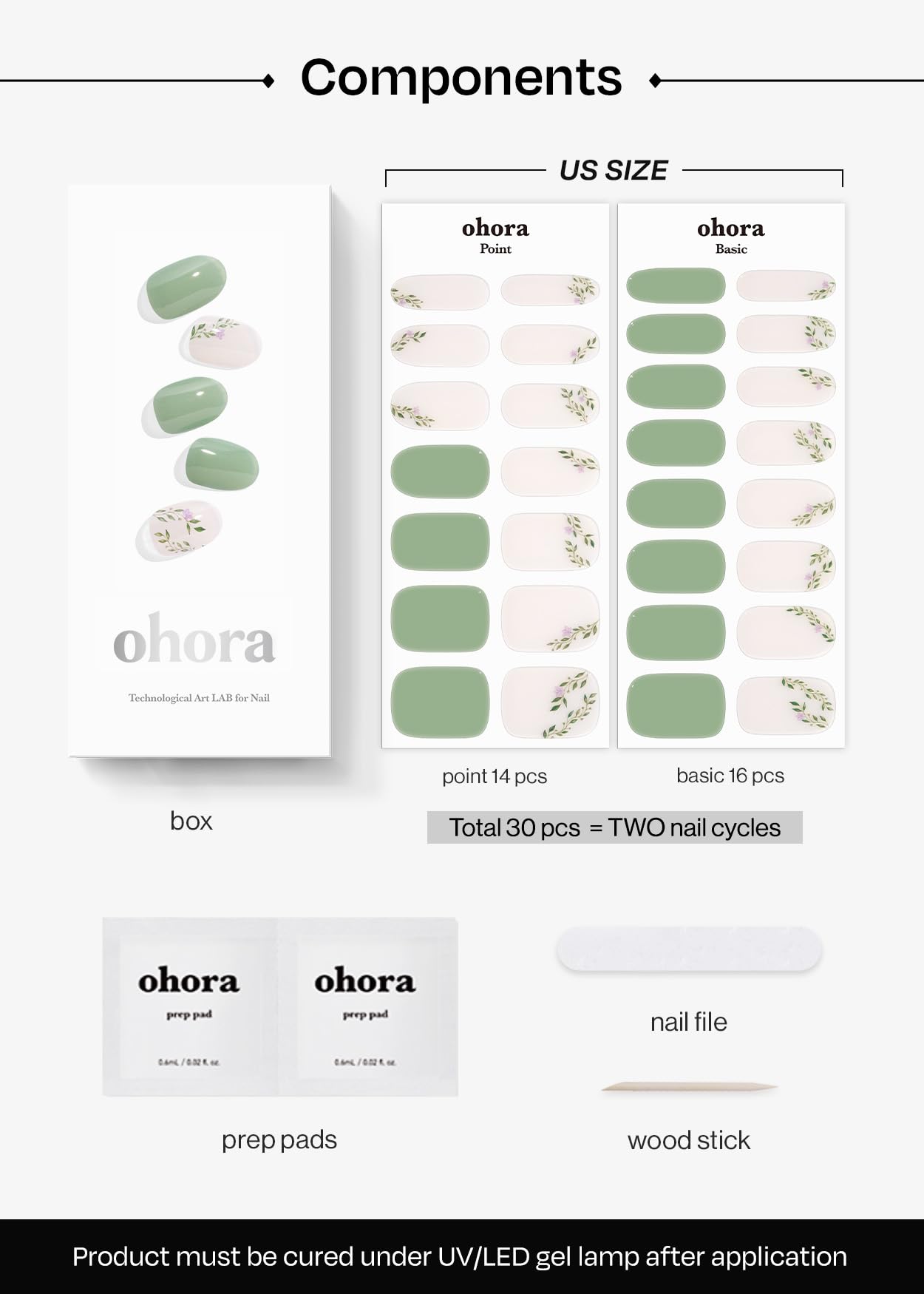 ohora N Spring Garden waterproof top gel enhances wear durability