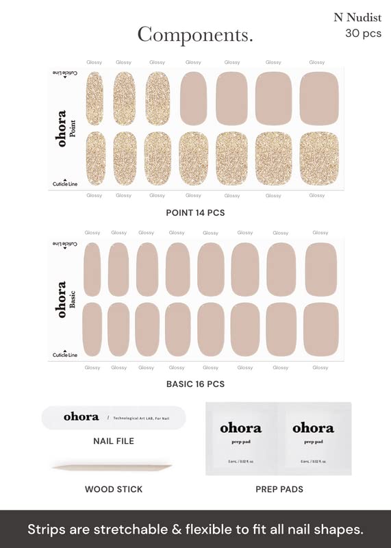 Ohora nail file in use shows shaping to fit any nail size.