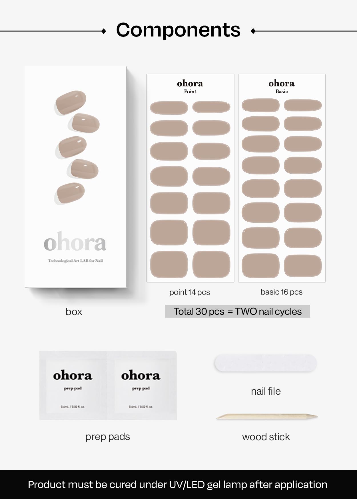 ohora nail strips wear up to two weeks in daily use