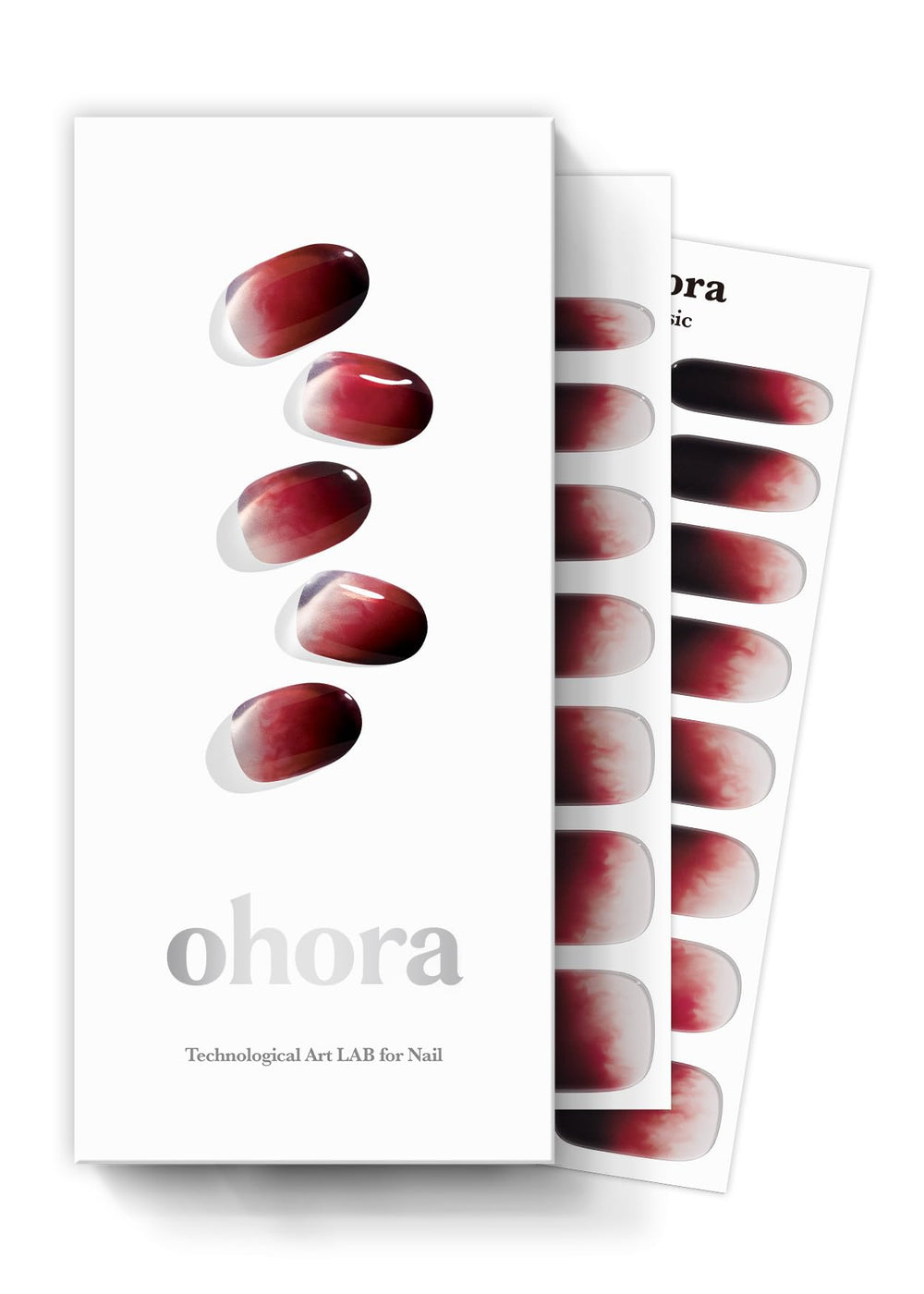 ohora N Blood Drop kit shows complete at-home manicure with salon-grade results