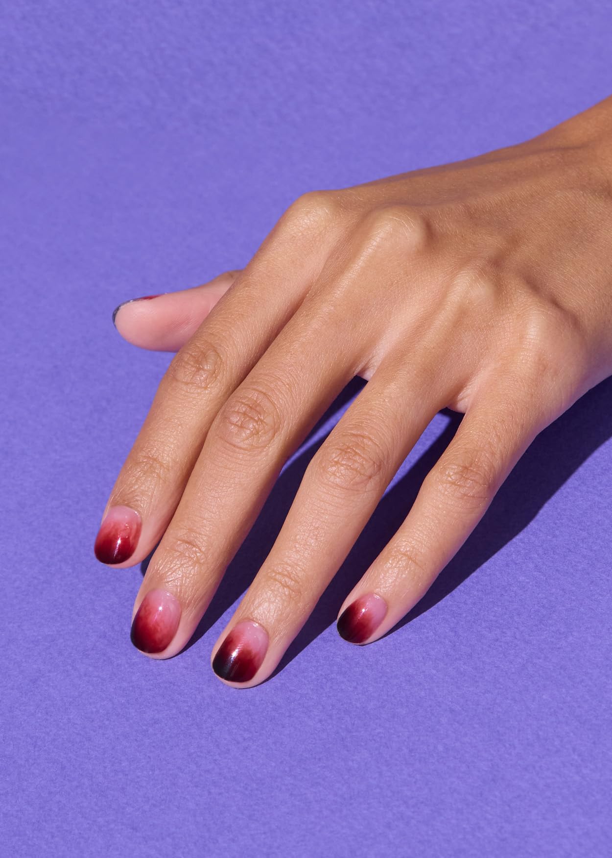ohora N Blood Drop waterproof top coat protects color during daily activities