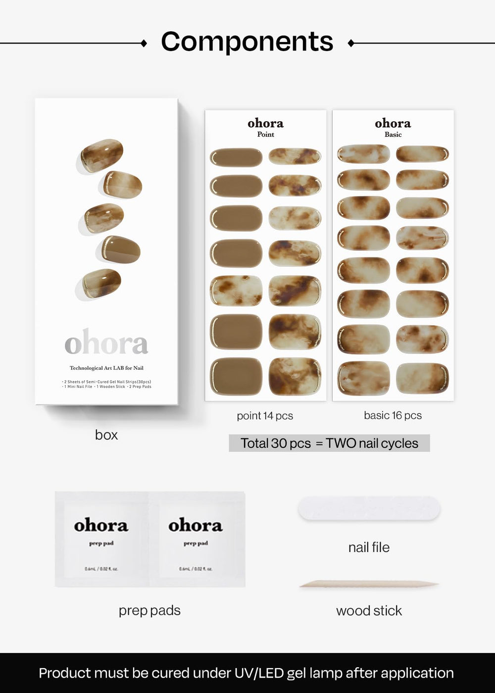 Ohora N Cafe Creme nails wearing durable, salon-quality finish.