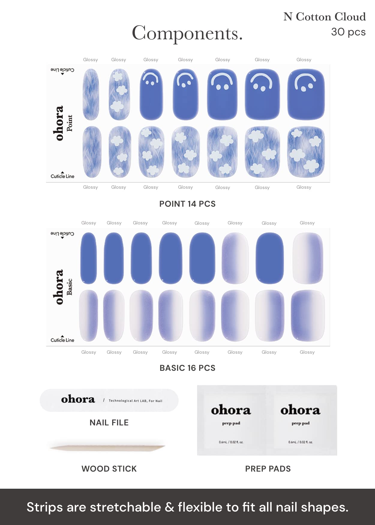 ohora N Cotton Cloud UV/LED cure scene for lasting wear