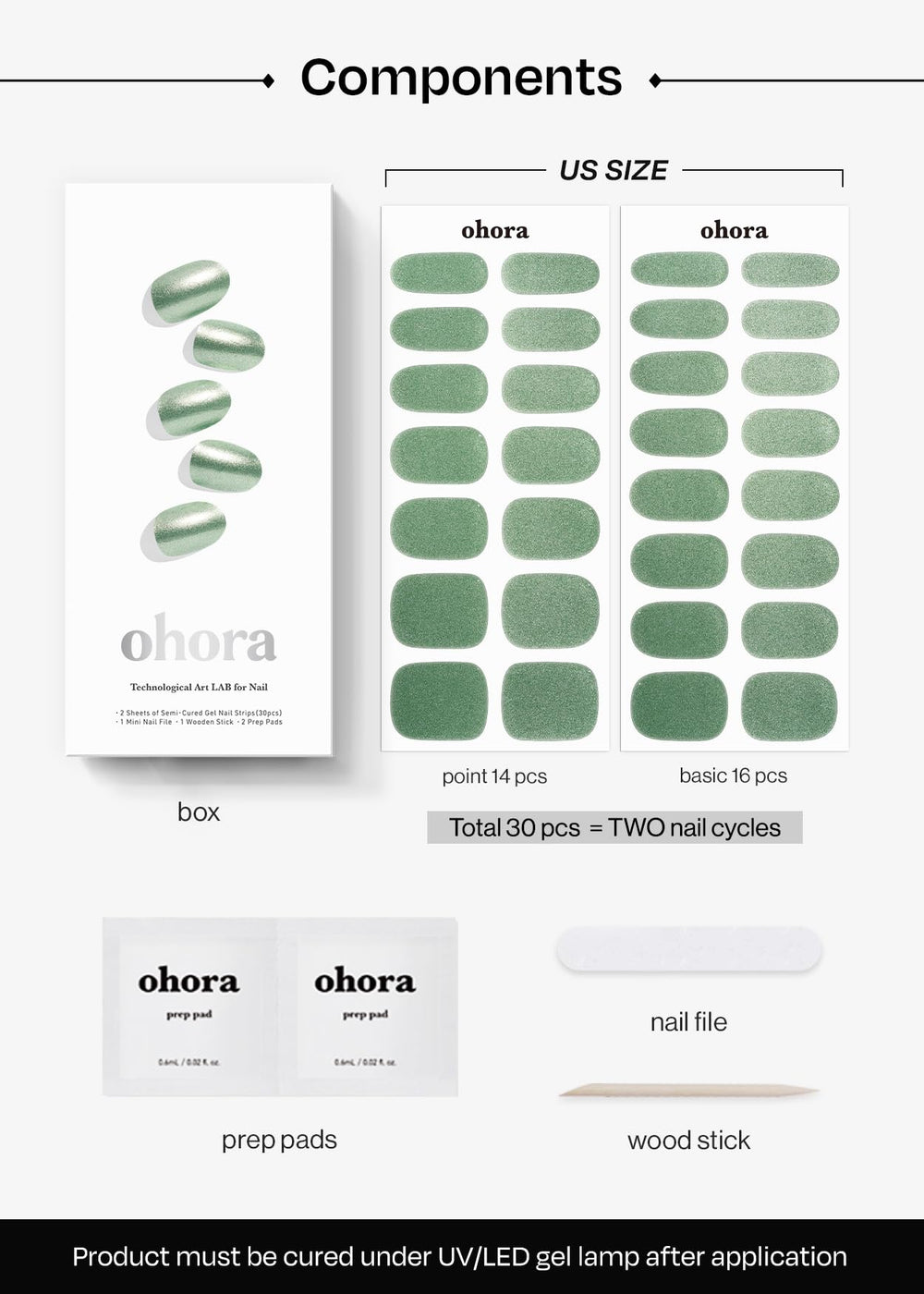 ohora N Matcha Chrome wear test demonstrates chip-resistant shine.