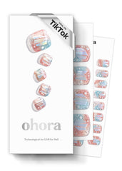 Ohora P Newtro No.1 box close-up for versatile at-home nail art options.