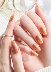 ohora semi cured gel nail strips contents include 30 wraps and tools for easy setup