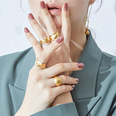 ohora semi-cured gel nail strips n brick application closeup highlights easy start and precise fit.