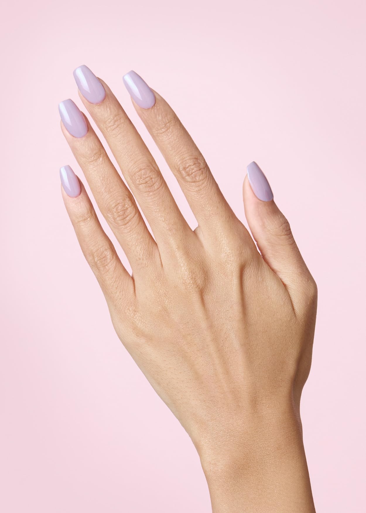ohora N Cream Lavender gel strips close-up showing rich color payoff for long-lasting elegance