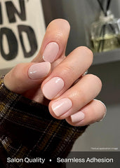 ohora semi cured gel nail strips n cream light curing under UV LED lamp for durability