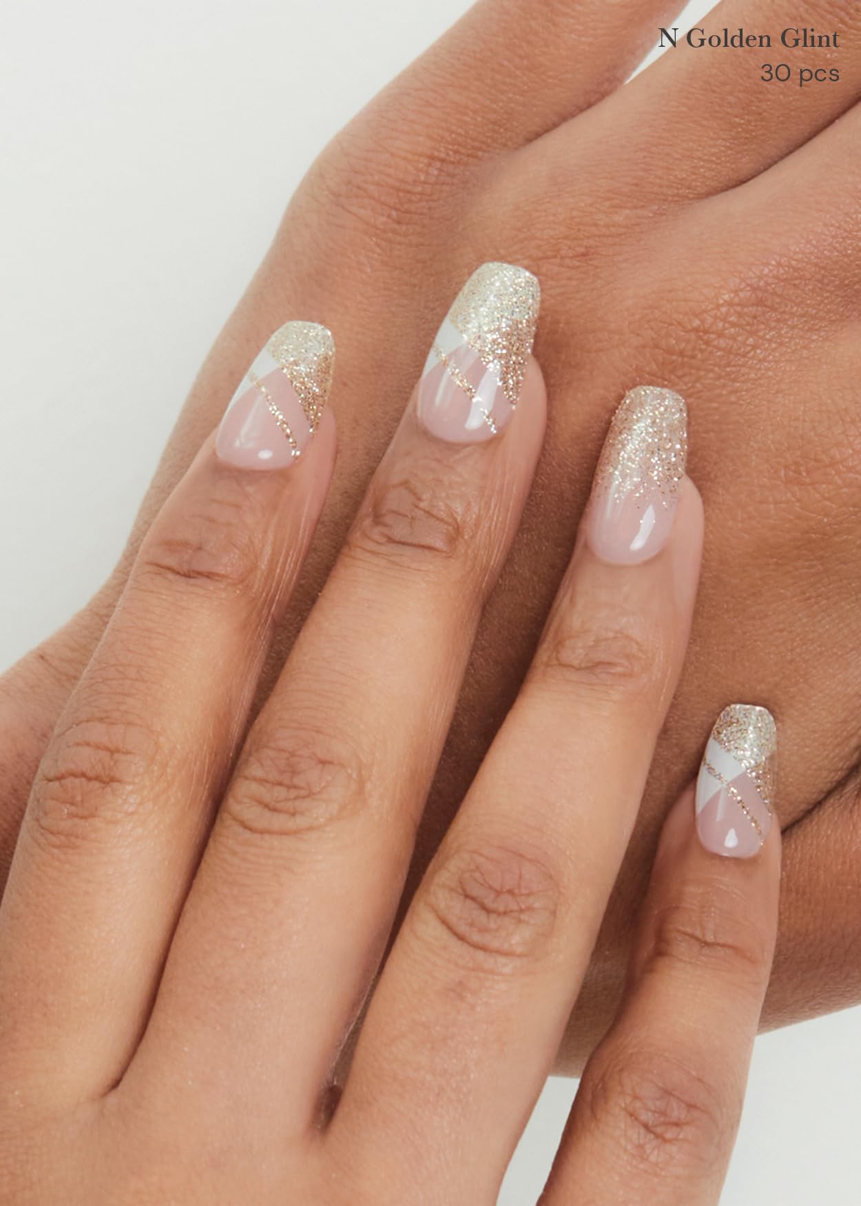 ohora Semi Cured Gel Nail Strips set with prep pads file and stick supports at-home use.