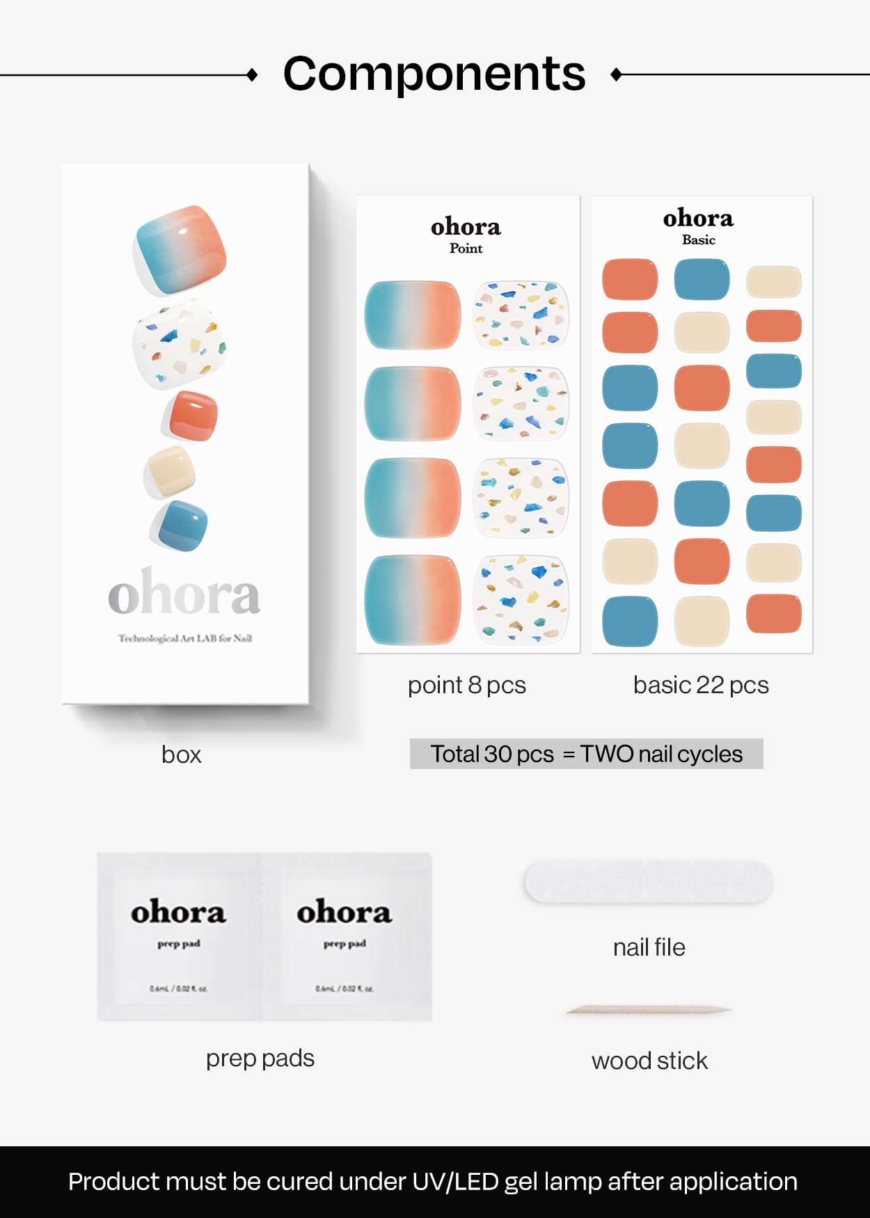 ohora salon-quality look achieved at home with glossy finish