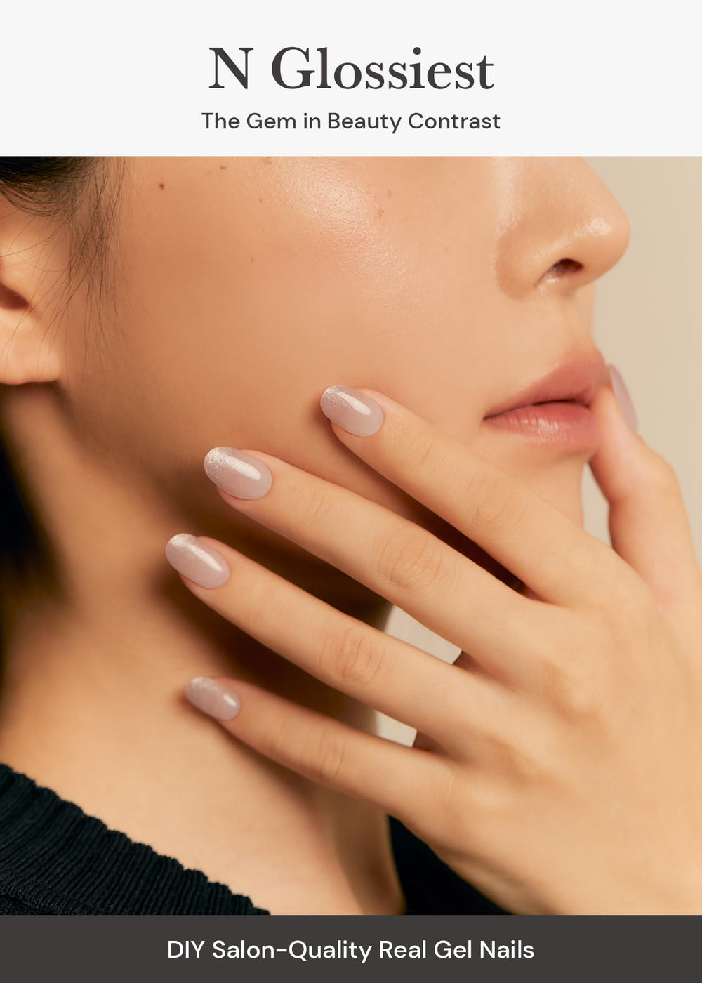 ohora Semi Cured Gel Nail Strips application step highlights easy alignment