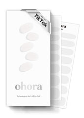 ohora Semi Cured Gel Nail Strips box shows complete set for quick at-home manicure